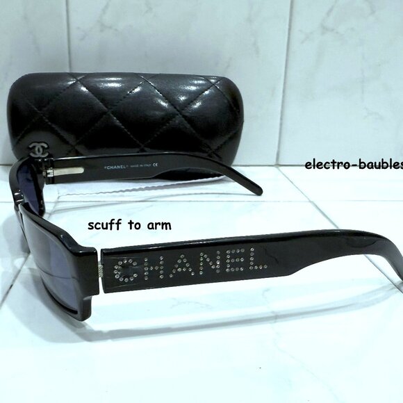 Chanel 5060B Black Swarovski Limited Edition Sunglasses - Picture 10 of 14